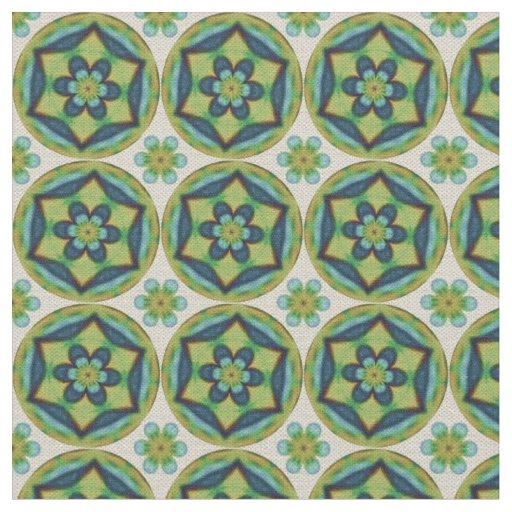 Vintage Flower Pattern Fabric