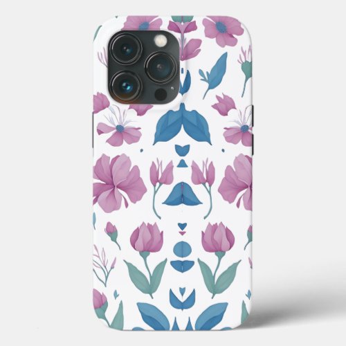 Vintage flower phone case 