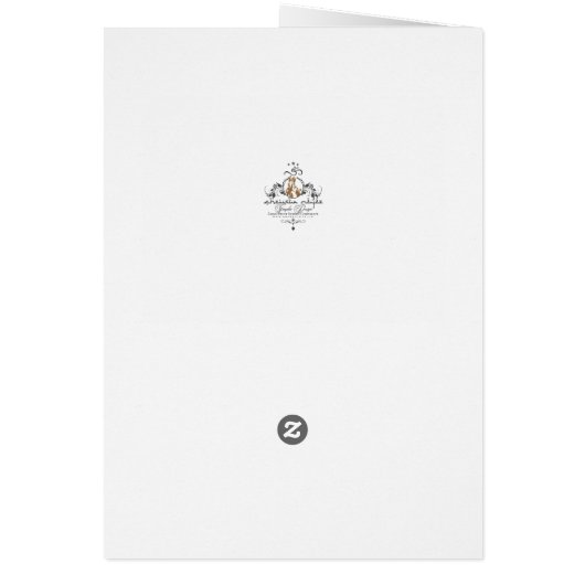 Vintage Flower Pot - Greeting Card (Back)