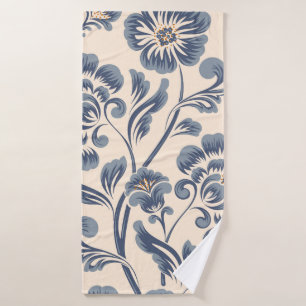 Vintage flower seamless pattern element. Elegant t Bath Towel