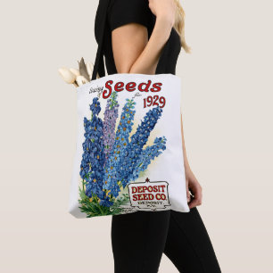 Vintage Flower Seed Catalog 1929 Tote Bag