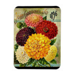 Vintage Flower Seed Packet- Flexi Magnet at Zazzle