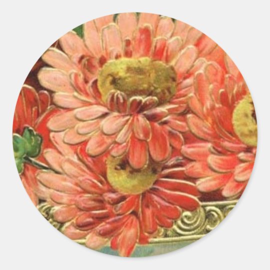 Vintage Flower sticker
