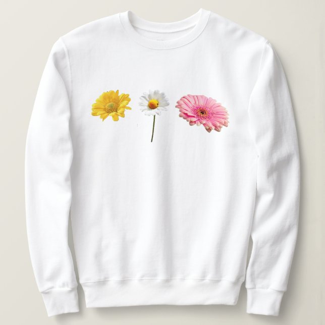 Vintage Flower Sweatshirt (Design Front)