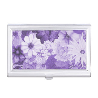 Vintage Flowers #4 Business Card Holder