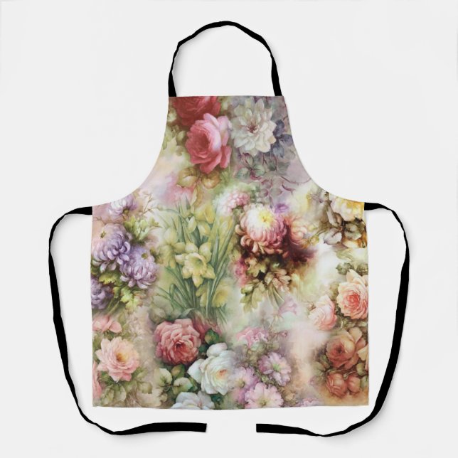 Vintage Flowers Apron (Front)
