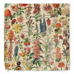Vintage Flowers Bandana