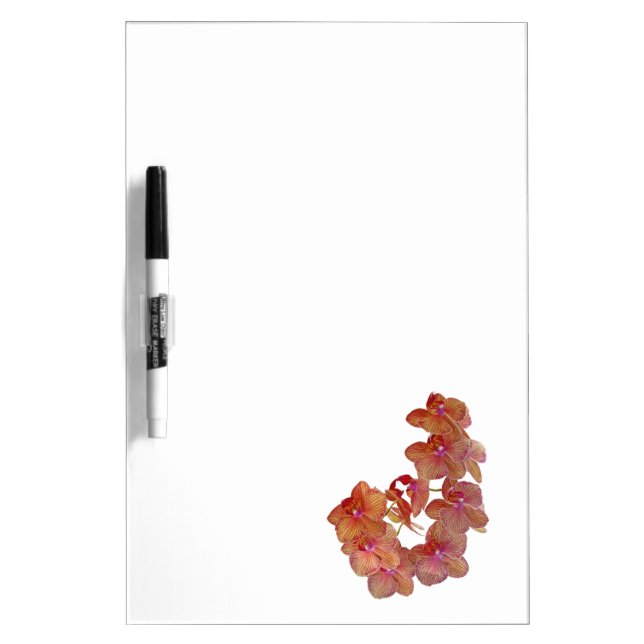 Vintage Flowers Blossom Dry Erase Board (Front)