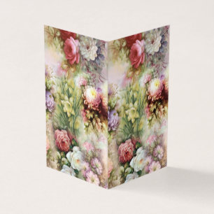 Vintage Flowers Business Card