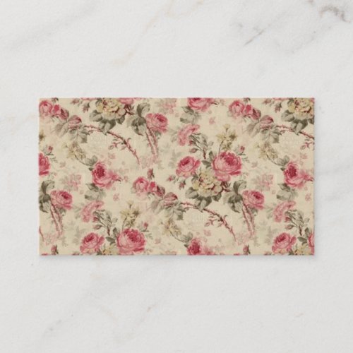 Vintage Flowers Business Card