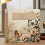 Vintage Flowers & Butterflies End of Life Planner 3 Ring Binder<br><div class="desc">No one likes to think about death, but planning in advance can make it much easier for those loved ones left behind. Creating an "In Case of Death" binder can ease the burden. There are many documents and information that you can include in a death binder notebook to help your...</div>
