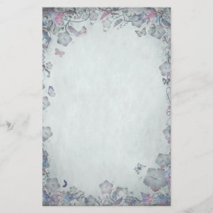 Vintage Flowers & Butterfly's Wedding Stationery