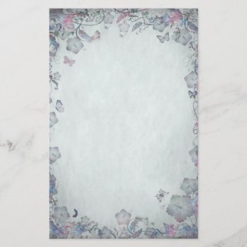 Vintage Flowers & Butterfly's Wedding Stationery by Lasting__Impressions at Zazzle
