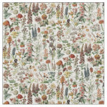 Vintage Flowers by Adolphe Millot Pattern Fabric