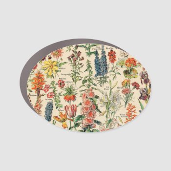 Vintage Flowers  Car Magnet by colorfulworld at Zazzle