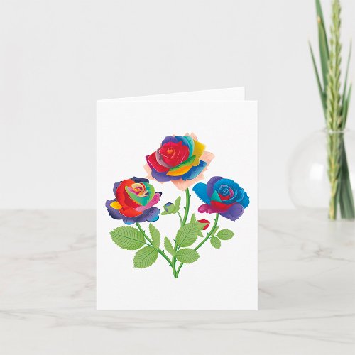 Vintage Flowers Card