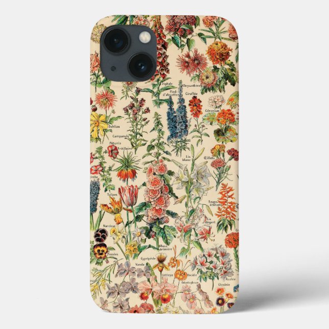 Vintage Flowers Case-Mate iPhone Case (Back)