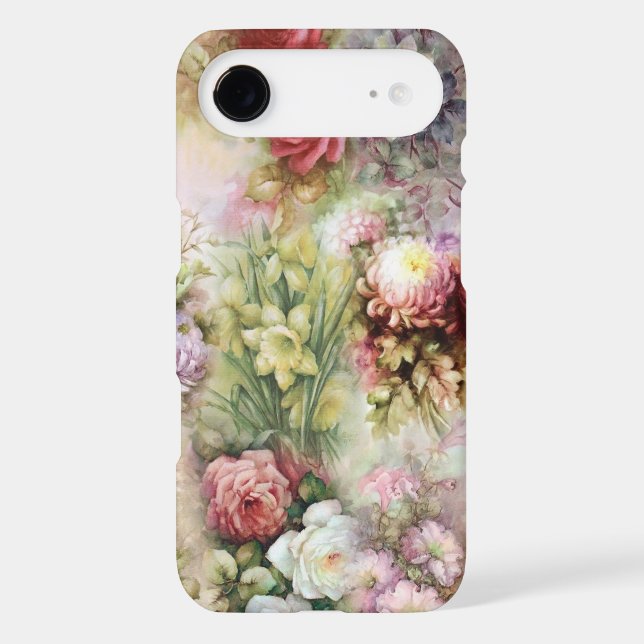 Vintage Flowers Case-Mate iPhone Case (Back)