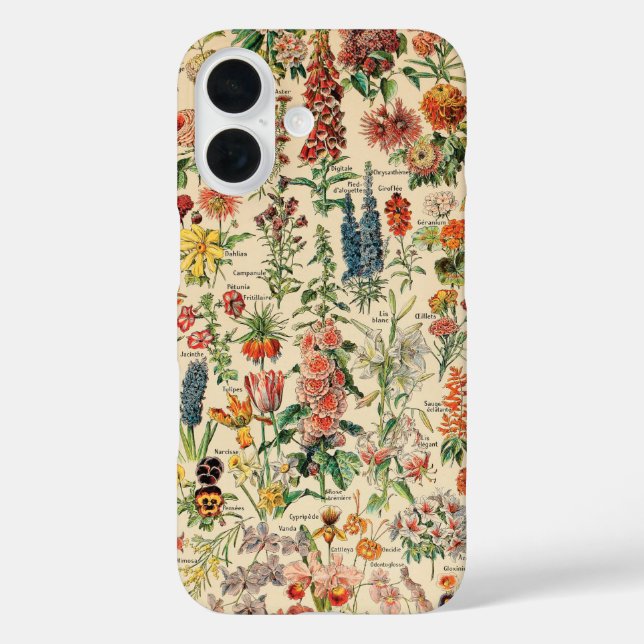 Vintage Flowers Case-Mate iPhone Case (Back)