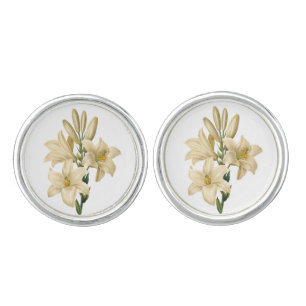 Vintage Flowers cuff links 1