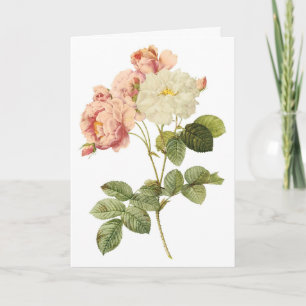 Vintage Flowers custom greeting card 2
