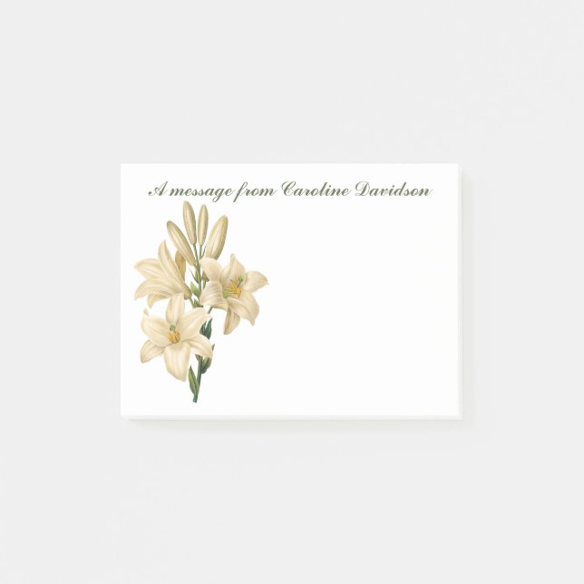 Vintage Flowers custom notes 1 (Front)