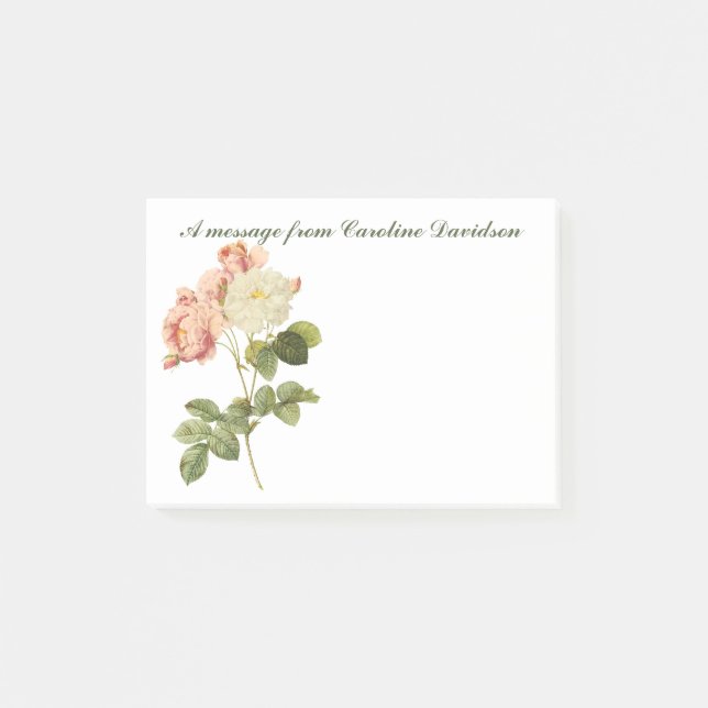 Vintage Flowers custom notes 2 (Front)