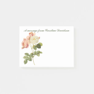 Vintage Flowers custom Post-It notes 2