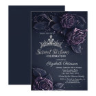 Vintage Flowers Damask Dark Gothic Sweet 16