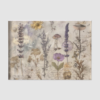Vintage Flowers Decoupage Tissue Paper