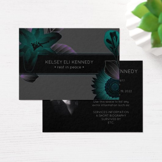 vintage flowers elegant funeral (Desk)