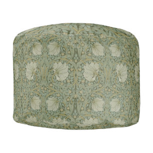 Vintage Flowers Floral William Morris Pimpernel Pouf
