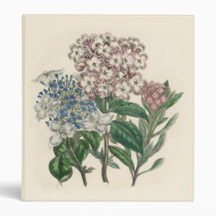 Vintage Flowers Gardening Binder