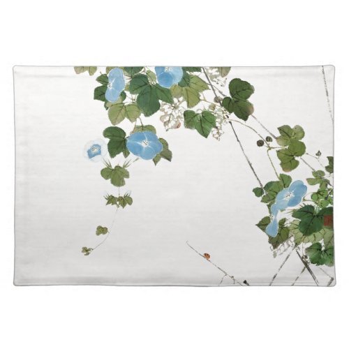 Vintage Flowers Illustration Cloth Placemat