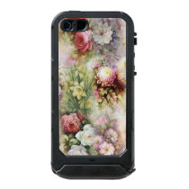 Vintage Flowers Waterproof Case For iPhone SE/5/5s