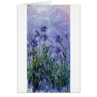 vintage flowers lilac-irises-1917 monet. cards
