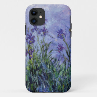 vintage flowers lilac-irises-1917 monet. iPhone 11 case