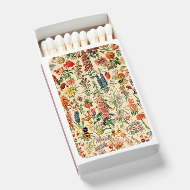 Vintage Flowers  Matchboxes (Front Open)