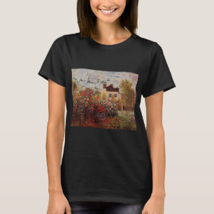 vintage flowers monet-s-garden-in-argenteuil-sun T-Shirt
