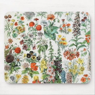 Vintage Flowers Mouse Pad