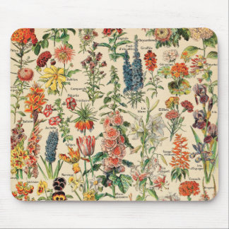 Vintage Flowers Mouse Pad