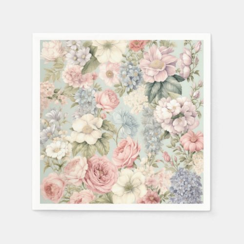 Vintage Flowers Napkins