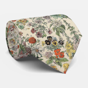 Vintage Flowers Neck Tie