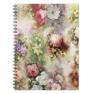Vintage Flowers Notebook
