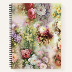 Vintage Flowers Notebook