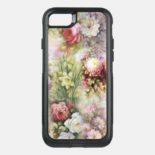 Vintage Flowers OtterBox Commuter iPhone SE87 Case