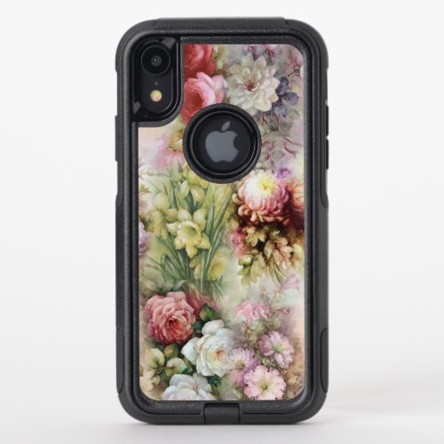 Vintage Flowers OtterBox Commuter iPhone XR Case