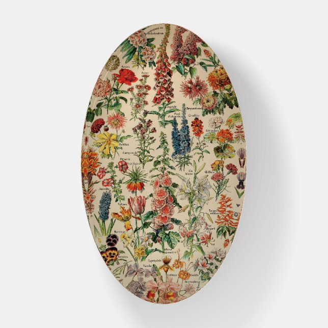 Vintage Flowers Paperweight (Vertical)