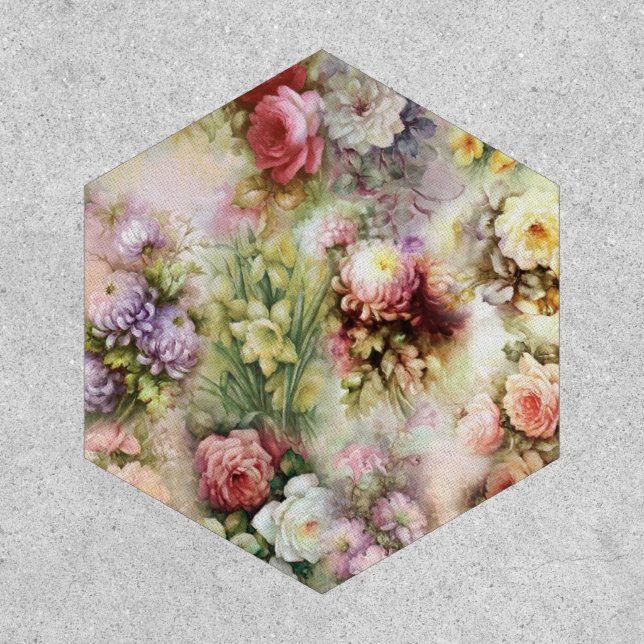 Vintage Flowers Patch (Front)