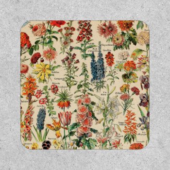 Vintage Flowers   Patch by colorfulworld at Zazzle